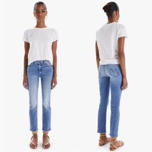 Mother The Mid Rise Dazzler Ankle Jeans in We The Animals 23 NWT
